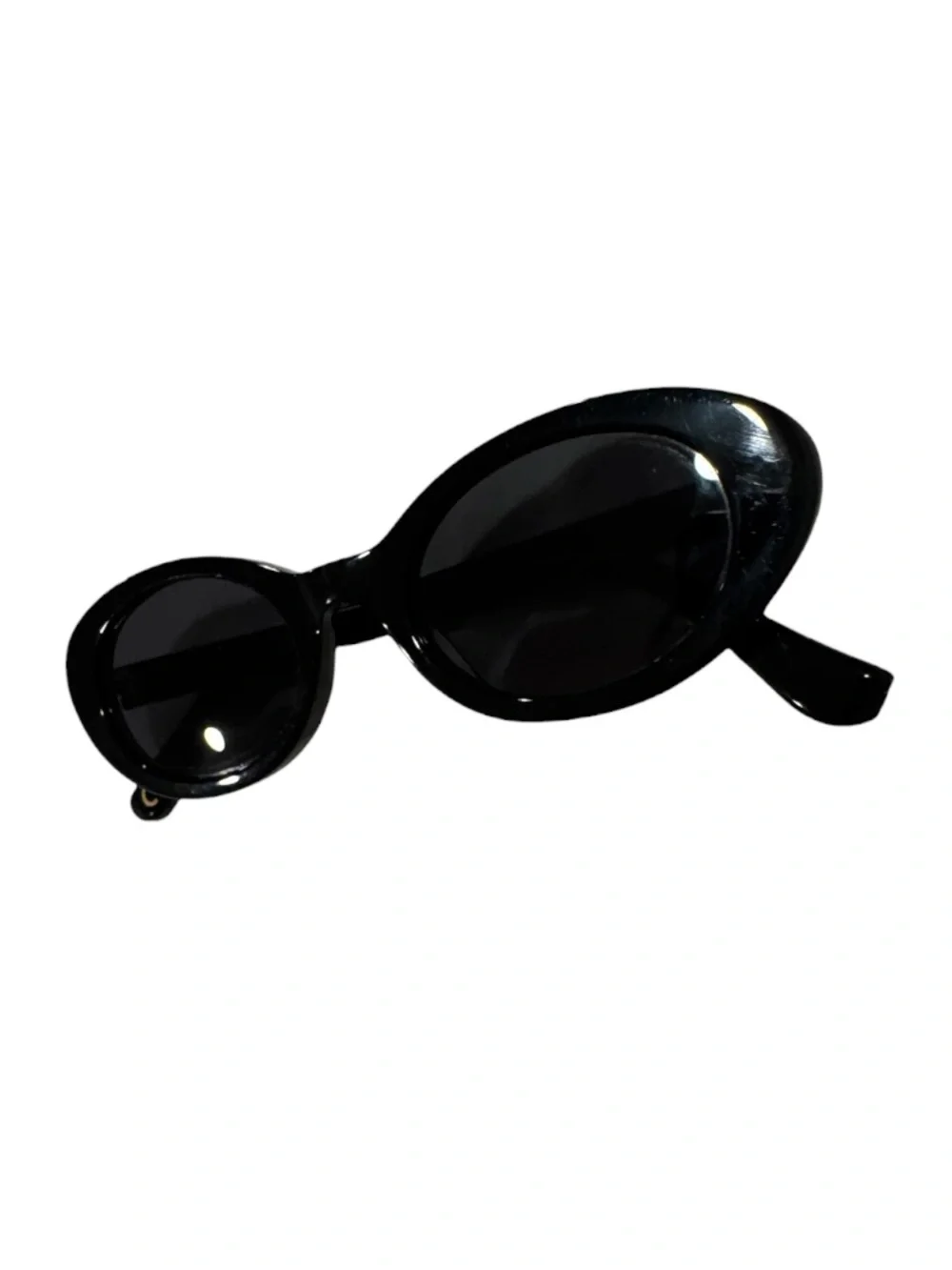 Classic Black Oval Women's Sunglasses